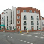 Retirement apartment development, Surrey